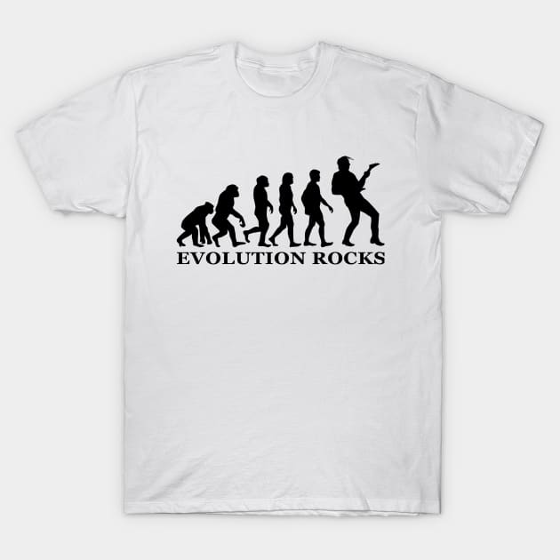 evolution rocks T-Shirt by hottehue